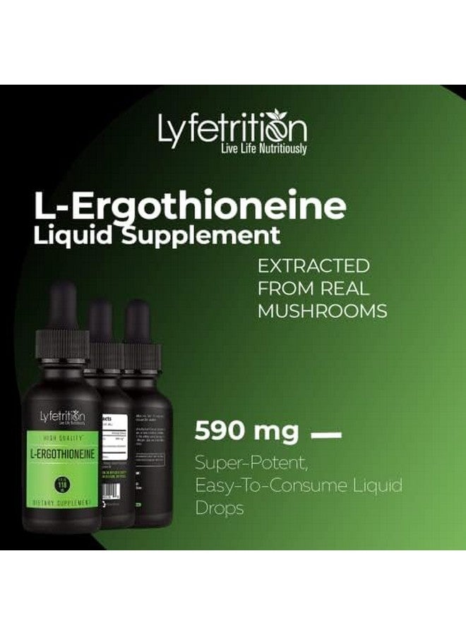 Lyfetrition L-Ergothioneine Liquid Supplement 540 mg, 4 Oz Liquid,220 Servings,Made in USA,Quick Absorption,Quality Potent Ingredients,Third-Party Tested,Non-GMO,GMP Certified,Cruelty-Free Products - Image 4