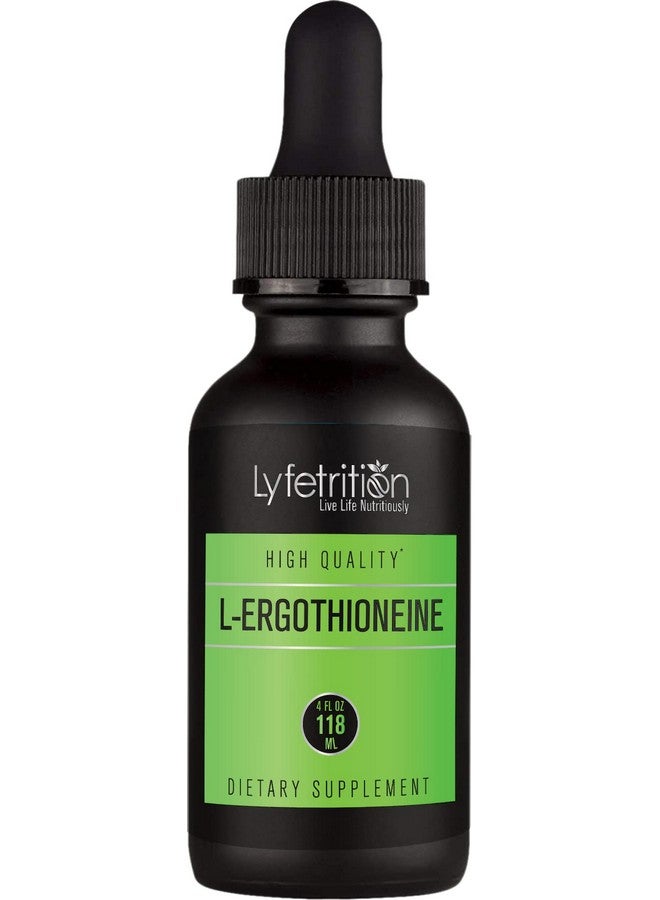 Lyfetrition L-Ergothioneine Liquid Supplement 540 mg, 4 Oz Liquid,220 Servings,Made in USA,Quick Absorption,Quality Potent Ingredients,Third-Party Tested,Non-GMO,GMP Certified,Cruelty-Free Products - Image 1