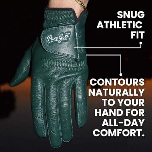 PUR3 Golf PUR3 Cabretta Leather Golf Gloves Men | 2 Pack Heritage Collection | Includes Ball Marker | Golf Glove Men Left Hand and Right Hand (Small, Worn on Left Hand (for Right Handed Golfers)) - Image 5