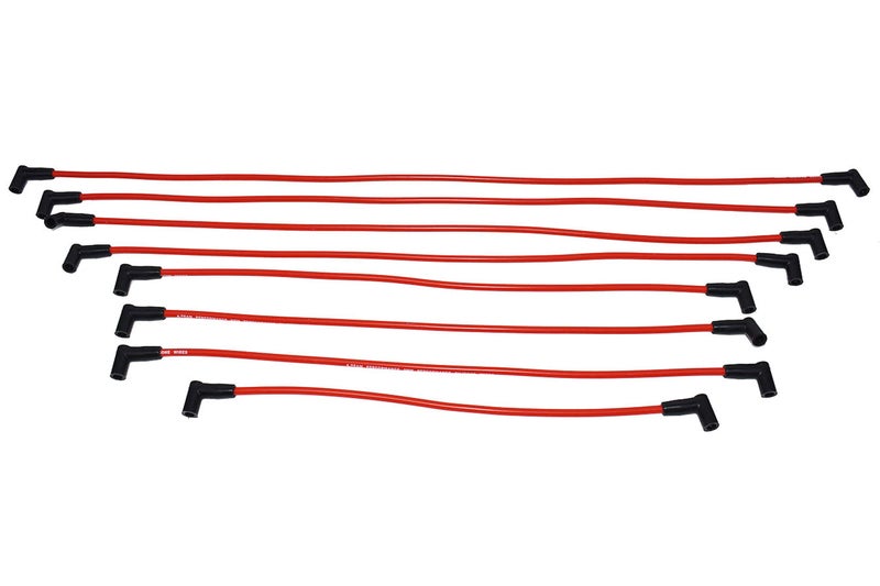A-Team Performance - 8.0mm Red Silicone Spark Plug Wires - Compatible with Chevrolet SBC Small Block GMC Under The Exhaust Wires HEI 283 305 307 327 350 400 - Image 2