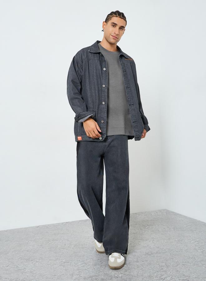 Styli Men Oversized Back Printed T-Shirt - Image 2