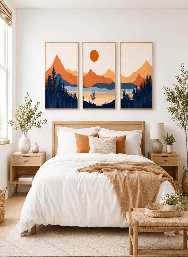 Artsense Modern Landscape Wall Art for Living Room, Bedroom & Office Decor | Premium Artwork Print | Contemporary Nature Inspired Design | Ready to Display Home Decoration (A, 12X18 INCHES) - Image 1