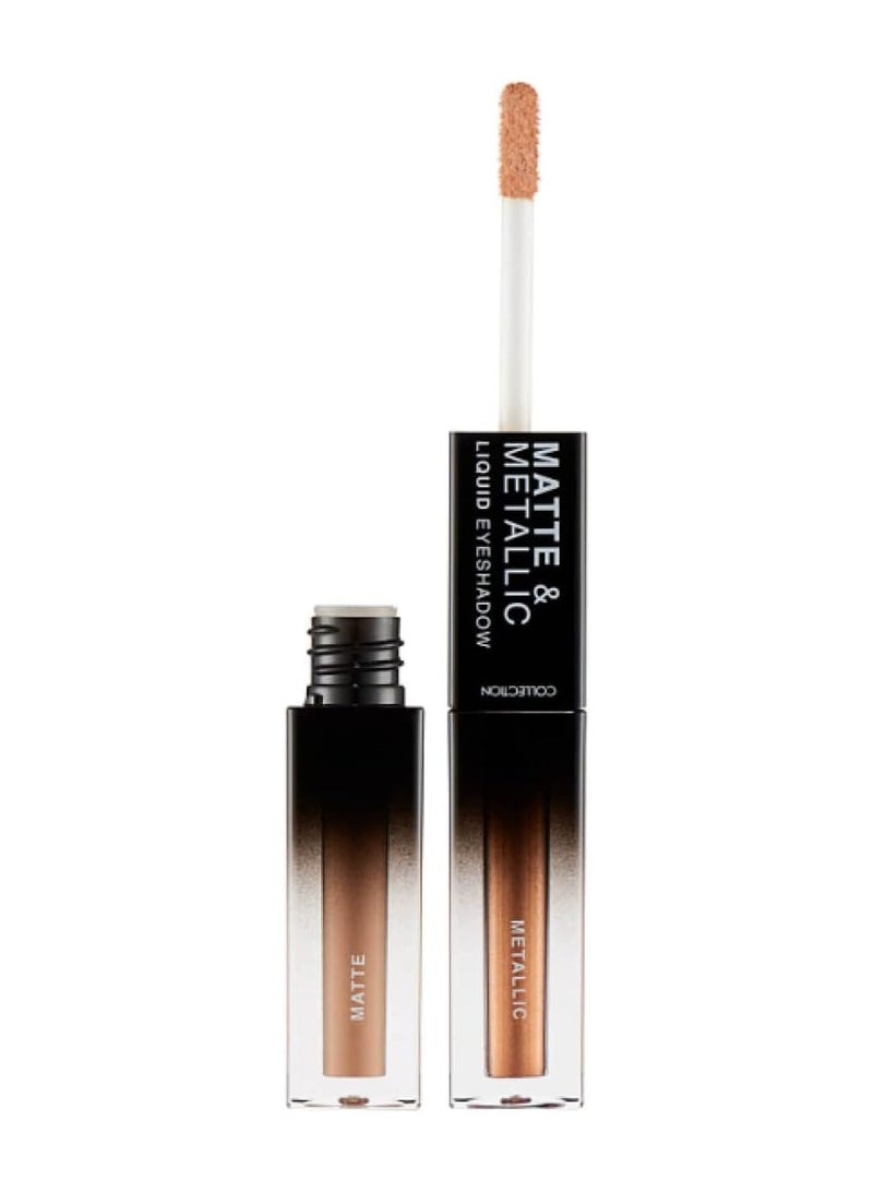 Collection Matte & Metallic Liquid Eyeshadow Roof Taupe Bar & Skyline - Image 2