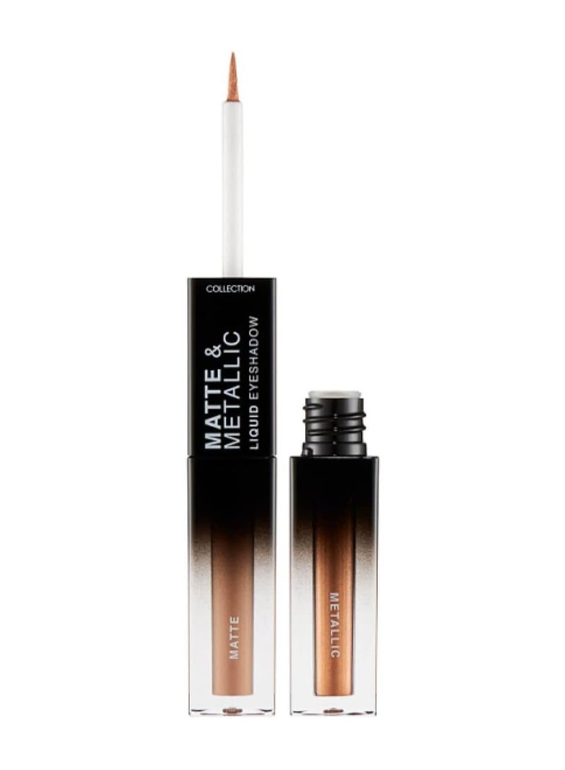 Collection Matte & Metallic Liquid Eyeshadow Roof Taupe Bar & Skyline - Image 3