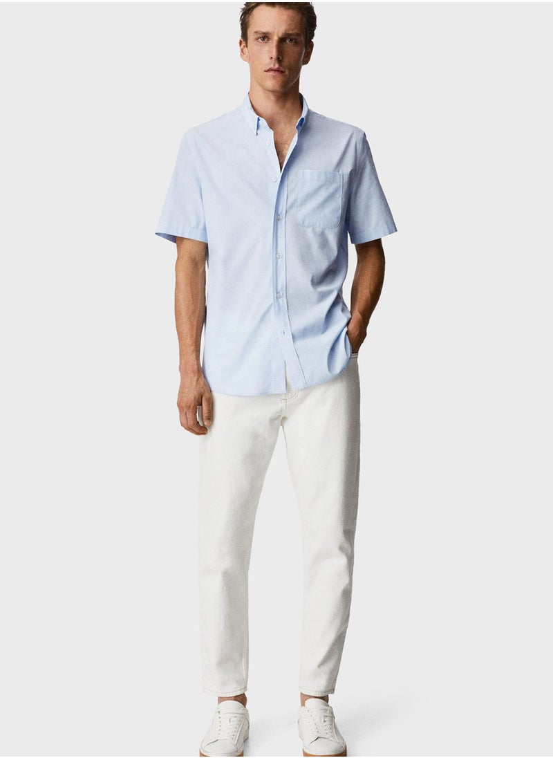 Mango Man - Button Down Regular Fit Shirt - Image 1