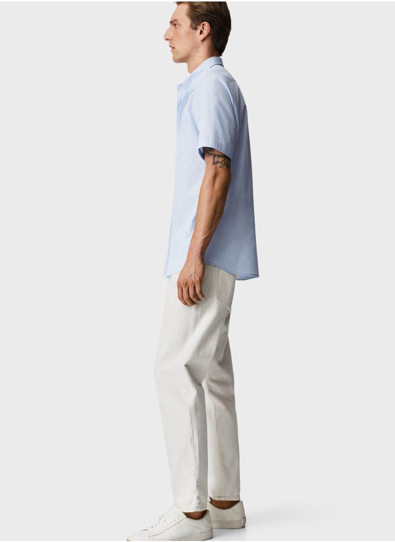 Mango Man - Button Down Regular Fit Shirt - Image 1