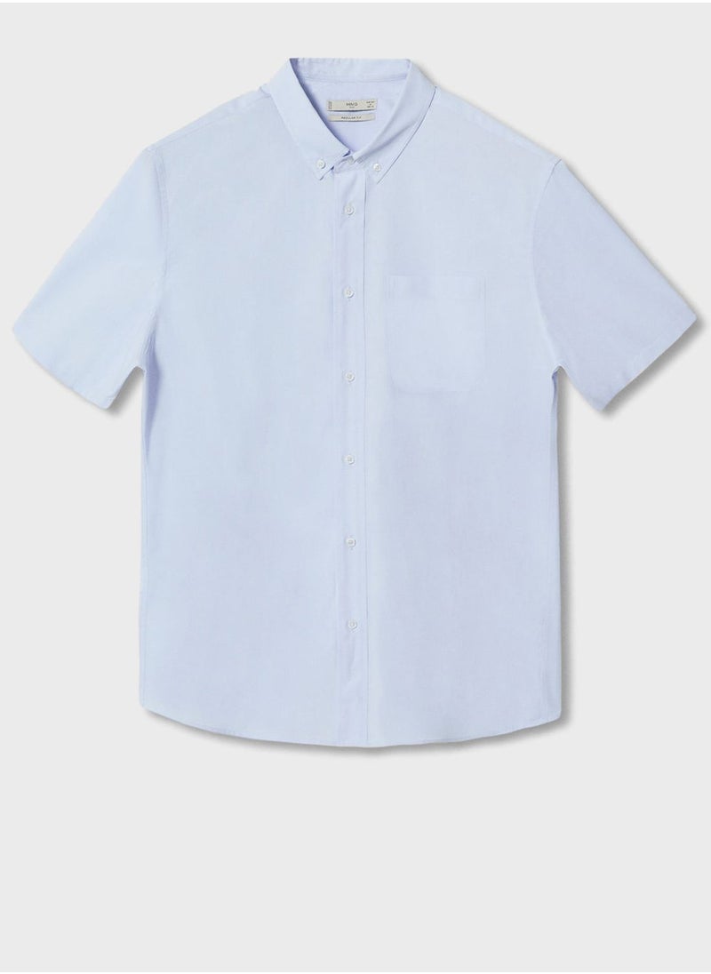 Mango Man - Button Down Regular Fit Shirt - Image 1