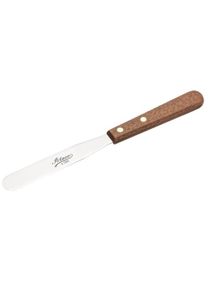 Ateco Straight Spatula, 4.5 Inch, Wood - Image 1