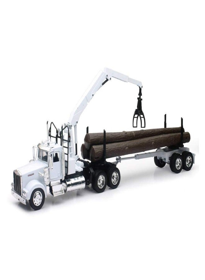 NewRay Die-Cast Truck Replica - Kenworth W900 Log Carrier, 1:32 Scale, Model# 13743 Color May Vary - Image 2