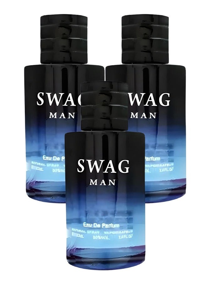 سواج 3 قطع عطر سواج مان للرجال ١٠٠ مل  - Image 1