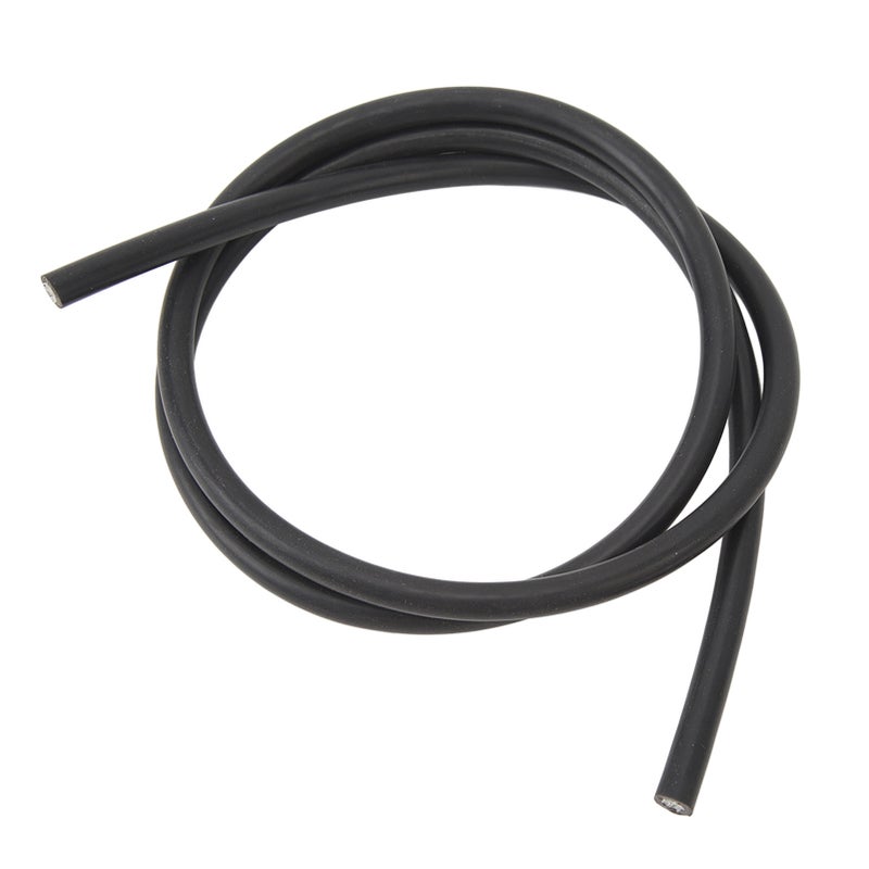 7mm Ignition Cable 1M Length PVC Sheathed Insulated Copper Core Ignition Cable for Car Motorcycle Engine Black - Image 3