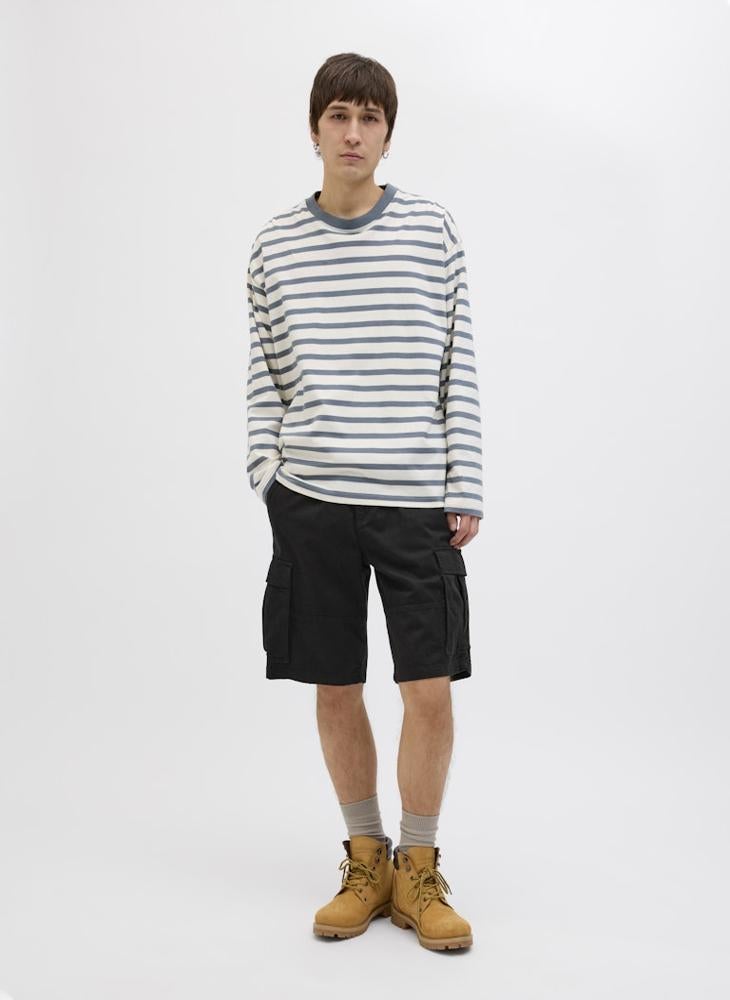 جاك اند جونز شورت كارجو أساسي بقصة عادية - Image 4