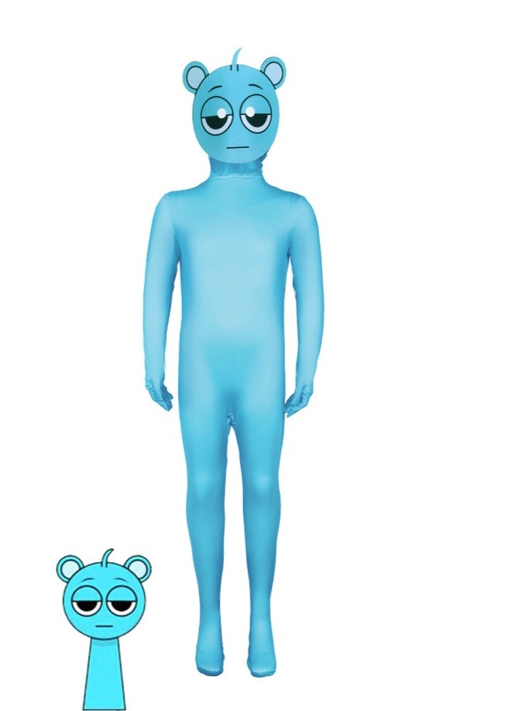 NIBEMINENT Plush rhythm box costume game peripheral close-fitting Halloween costume - Image 1