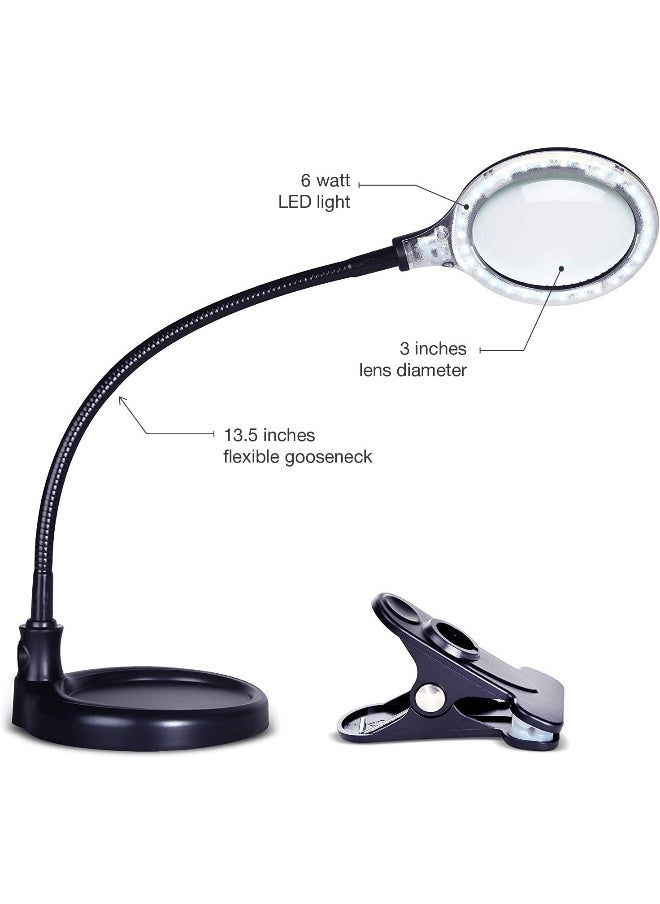 brightech Brightech LightView Pro Flex 2-in-1 Magnifying Glass LED Lamp  - Image 2
