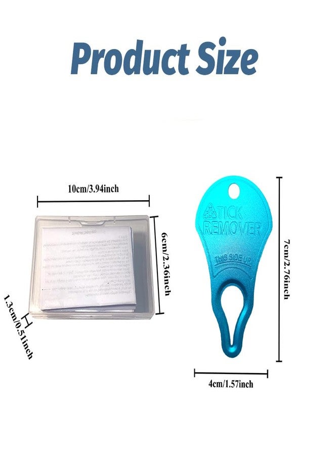 XuanShiTangMen Tick Remover Tool 3 Pack – Portable Tick Key for Pets, Dogs, Animals, and Humans – Quick & Safe Tick Removal Tool – Essential Outdoor Camping Gear for Easy and Reliable Use - Image 5
