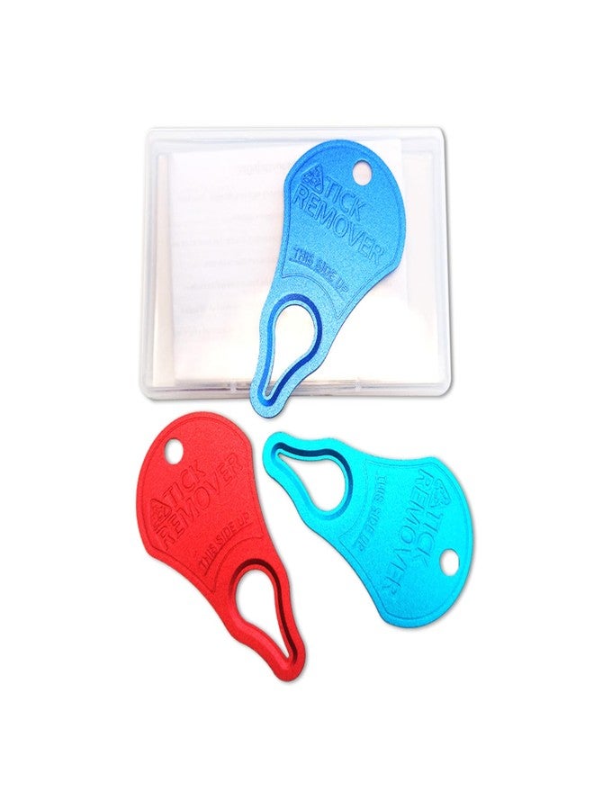 XuanShiTangMen Tick Remover Tool 3 Pack – Portable Tick Key for Pets, Dogs, Animals, and Humans – Quick & Safe Tick Removal Tool – Essential Outdoor Camping Gear for Easy and Reliable Use - Image 1