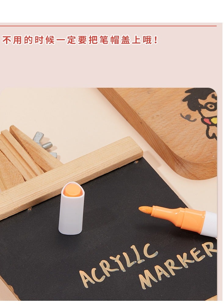 أقلام أكريليك للفنون والحرف اليدوية، 60 لونًا - Image 5