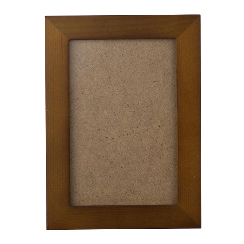 Wooden Picture Frame: Coffee Color, Easy Opening Tabs, Dual Installation Ways - Tabletop Photo Display for Home Office Wall Desk Decoration - Image 1