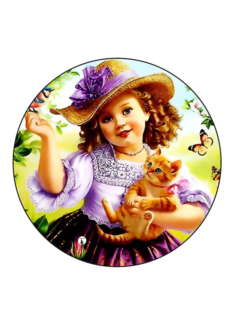 RKN Girl Printed Mouse Pad Multicolour