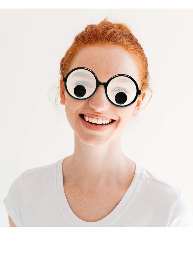 KASTWAVE Eyes Glasses Funny Glasses Funny Shaking Costume Eyes Glass Novelty Shades Funny Eyewear Funny Accessories for Party Favor Men Kids 3 Pieces - Image 3