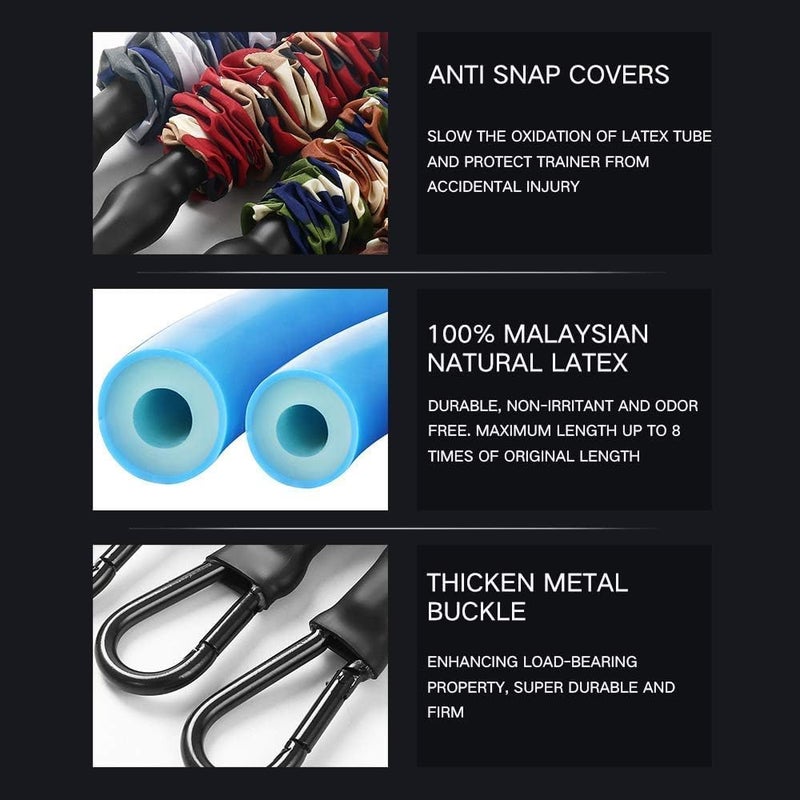 INNSTAR Cable Handles Gym Equipment, Resistance Band Handles with Solid ABS Core Grips, D Handle Cable Attachment, Heavy Duty Exercise Handles, Cable Machine Handles - Image 5