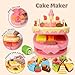 Aprilwolf 70 PCS 4 in 1 Dough Sets for Kids Ages 348 Art Crafts Dough Tools Kit Ice Cream Playset Noodle Hamburger Cake Maker Machine Kitchen Creations Food Play Toys Toddlers Boy Girl - Image 4