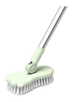 KASTWAVE Floor Scrub, Floor Scrub Brush Bathroom Bathtub Shower Tile Grout Scrubber Rotatable Handle Indoor Kitchen Push Broom Scrubbing Cleaning Brush  - Image 1