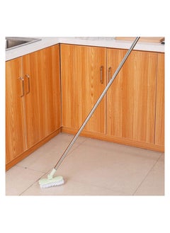 KASTWAVE Floor Scrub, Floor Scrub Brush Bathroom Bathtub Shower Tile Grout Scrubber Rotatable Handle Indoor Kitchen Push Broom Scrubbing Cleaning Brush  - Image 5