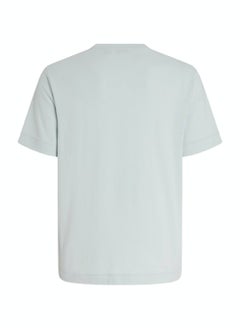 CALVIN KLEIN Calvin Klein Men's T-Shirt - Short Sleeves - Sportswear - Cotton , Grey  - Image 4