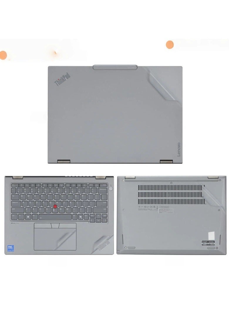 Laptop Decal Protective Cover Compatible with Lenovo ThinkPad S2 2-in-1 Gen10 Scratch-Resistant Sticker with Three-Sided Laptop Film - Image 1