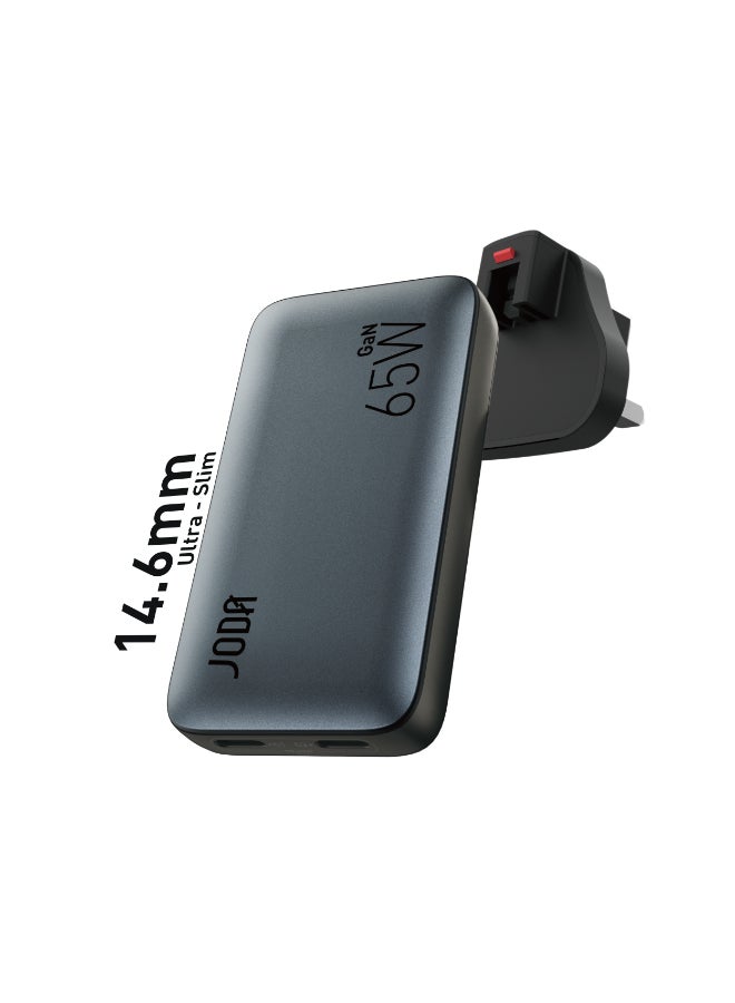 جودا شاحن جداري جودا فولتبود 65 بقوة 65 واط منفذين تايب سي – اسود شاحن سريع 65W ⚡ شاحن GaN 65W ⚡شاحن جودا 2 منافذ Type-C 🔌 شاحن USB Type-C 2 منافذ شاحن مدمج 65 واط 📱 شاحن 65W للهواتف 📱⚡ محول GaN 2 منافذ ⚡🔋 شاحن للأجهزة المحمولة 65W 📱💻 شاحن لجهاز المحمول 65W 📱🔋 شاحن شحن سريع 65 وات ⚡💨 شاحن للهواتف الذكية 📱📲 شاحن للتابلت والساعات الذكية ⌚📱 فيش جودا للشحن السريع 65W ⚡🔌 - Image 1