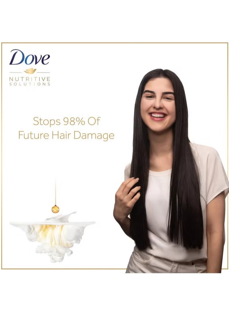 دوف شامبو للشعر بالزيت المغذي للعناية بالشعر الجاف والمجعد -600 مل - Image 3