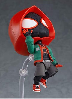 General Good Smile Spider-Man: Into The Spider-Verse: Miles Morales (Spider-Verse DX Version) Nendoroid Deluxe Action Figure, Multicolor  - Image 3