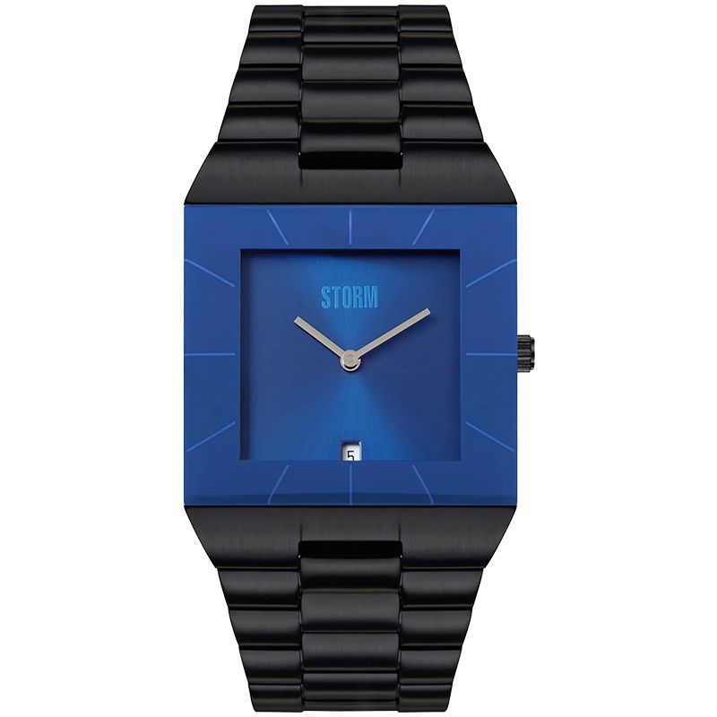 STORM British Imported OMARI GRAND Series Square Watch with Blue Dial - European Style Quartz Men's Watch - Image 1