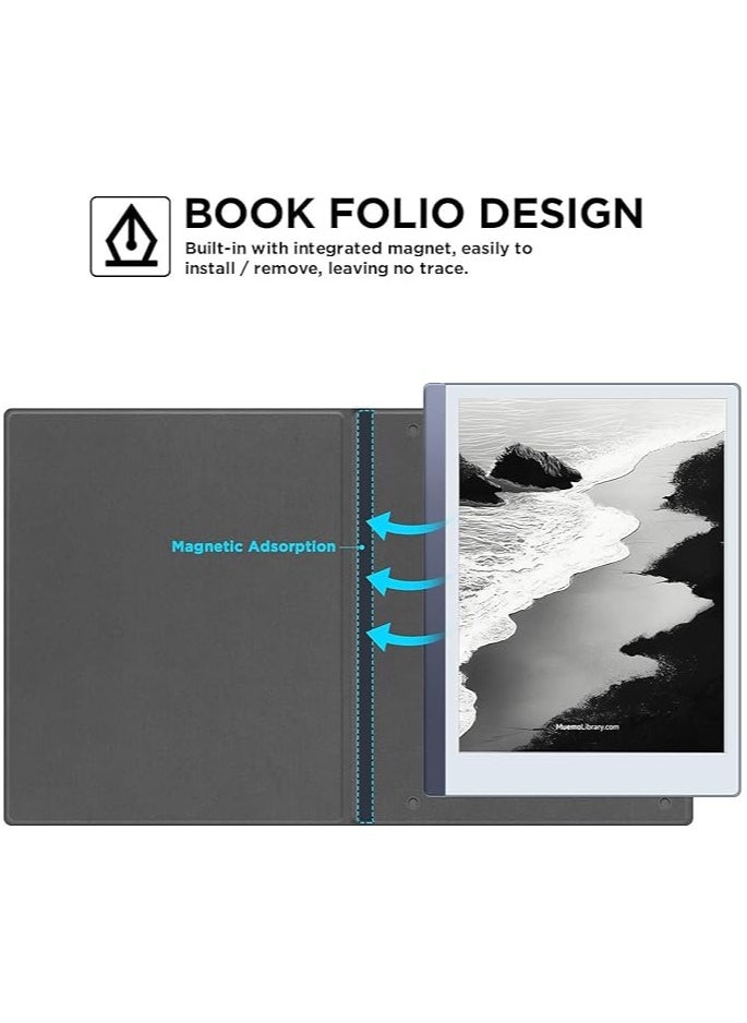 erorex - Case for Remarkable 2 Paper Tablet 10.3" 2020 Released, Book Folio Design with Bulit-in Magnet, Premuin PU Leather Smart Cover, Only for Remarkable 2 Paper Tablet, Not for Remarkable 1 - Image 1