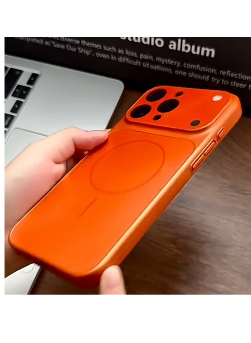 Yegni Compatible with iPhone 17 Pro and iPhone 17 Pro Max Skin-feel phone case with frosted glass and magnetic lens attachment - Image 3