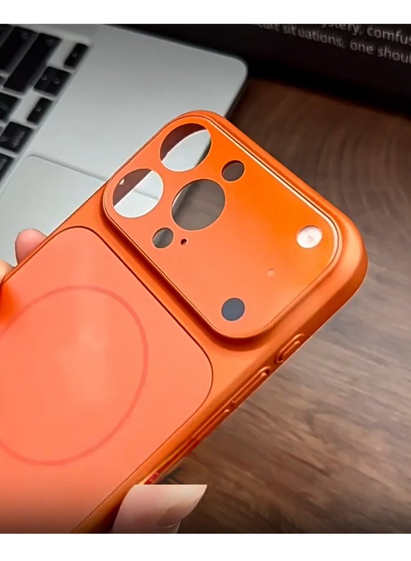 Yegni Compatible with iPhone 17 Pro and iPhone 17 Pro Max Skin-feel phone case with frosted glass and magnetic lens attachment - Image 4