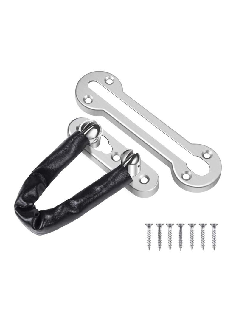 KNP KNP Door Chain Guard Gate Latches Safety Door Lock with Anti-Theft Chain Door Chain Locks With Double Locking System Brass Plated 