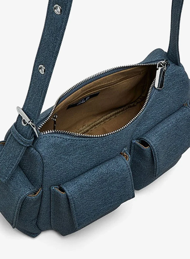 R&b  Pockets Detail Shoulder Bag for Women | Best Price UAE