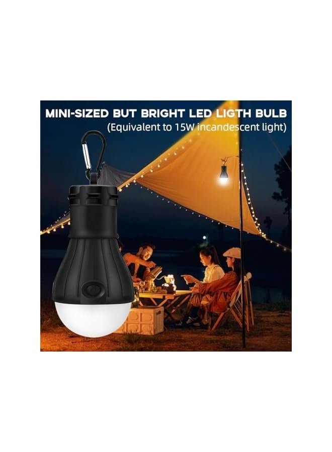 erorex Camping Lantern, Portable LED Camping Lanterns, with 2 Brightness and Flash Mode LED Tent Light, IPX5 Waterproof LED Lantern for Outages, Outdoor and Fishing(4PCS) - Image 5