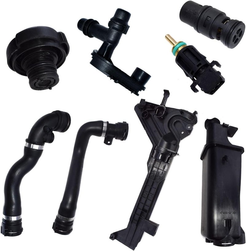 DEMULAX 8PCS Coolant Hose Kit for BMW E46 - Image 1