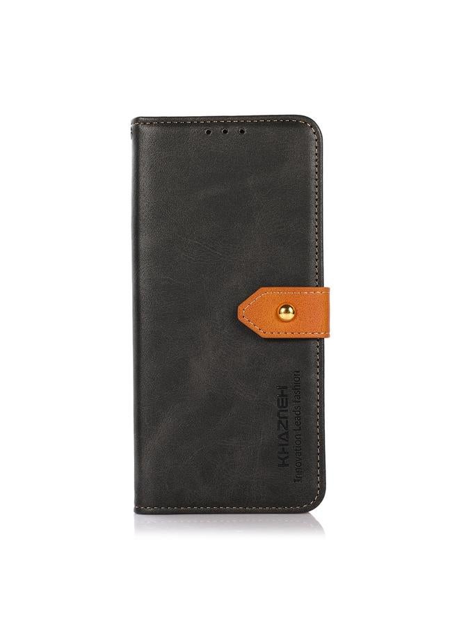 S-TOP Case For Honor 400 KHAZNEH Dual-color Cowhide Texture Flip Leather Phone Case - Image 3