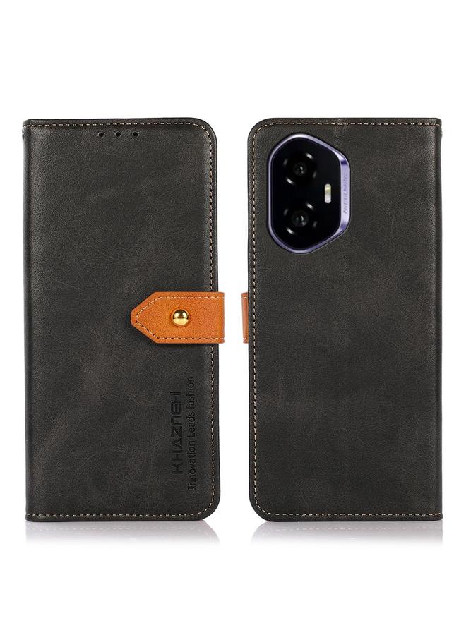 S-TOP Case For Honor 400 KHAZNEH Dual-color Cowhide Texture Flip Leather Phone Case - Image 1