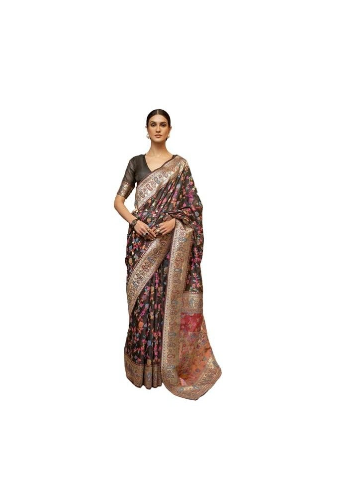 Womens Kanjivaram Banarasi Silk Saree Kanchipuram Patola saree
