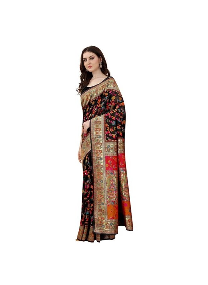 Womens Kanjivaram Banarasi Silk Saree Kanchipuram Patola saree