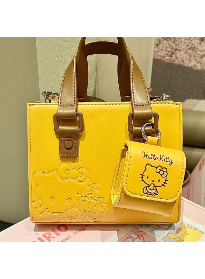 هالو كيتي مرحبا كيتي تصميم جديد حقيبة الكتف حقيبة الكتف قسط الملمس رسول حقيبة + سماعة حقيبة - Image 1