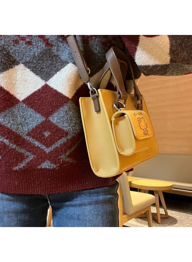 هالو كيتي مرحبا كيتي تصميم جديد حقيبة الكتف حقيبة الكتف قسط الملمس رسول حقيبة + سماعة حقيبة - Image 3