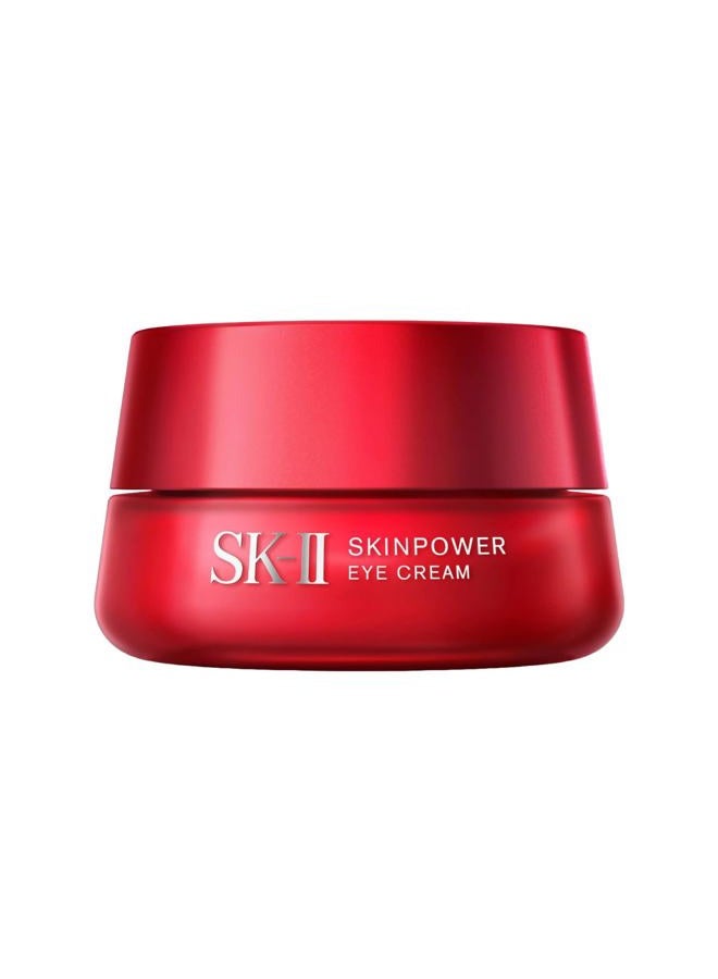 SK-II SKINPOWER Under Eye Cream - Firming & Brightening Eye Cream to Help Increase Radiance, Reduce the Appearance of Wrinkles and Strengthen Skin Barrier (0.4 oz) - Image 1