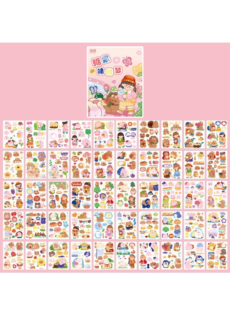 Generic - Vintage Dreamy Sticker Set 50pcs Candy-flavored dream - Image 1