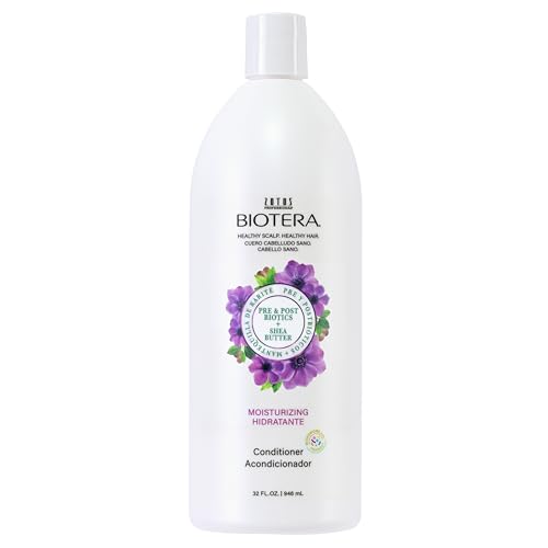 Biotera Moisturizing Conditioner  Hydrates  Moisturizes Dry Medium Fine Hair  Microbiome Friendly  Vegan  Animal Test Free  Paraben Free  ColorSafe  32 Fl Oz